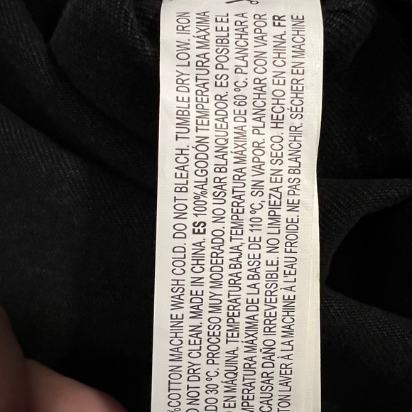 NWT Forever 21+ Black Denim Skirt 0X - Picture 4 of 4